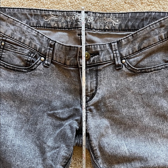 Express Charcoal Denim Jeans - Picture 5 of 14